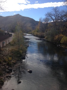photograph of Colorado stream in Golden