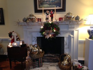 Mantel in the gift shop