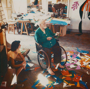 Matisse with his Cut Outs