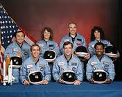 Photo of the crew of the Space Shuttle Challenger