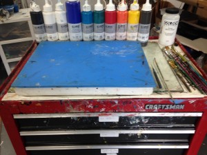 Nanci Hersh's Studio shot of Masterson's Sta-Wet Palette
